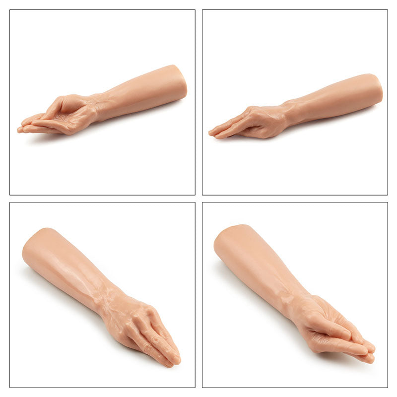 King Sized 13.5'' Realistic Magic Hand - Flesh Hand Dildo