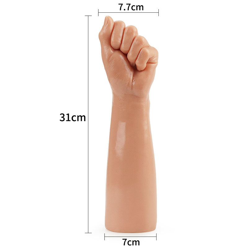 King Sized 12'' Realistic Bitch Fist -  Fist Dildo