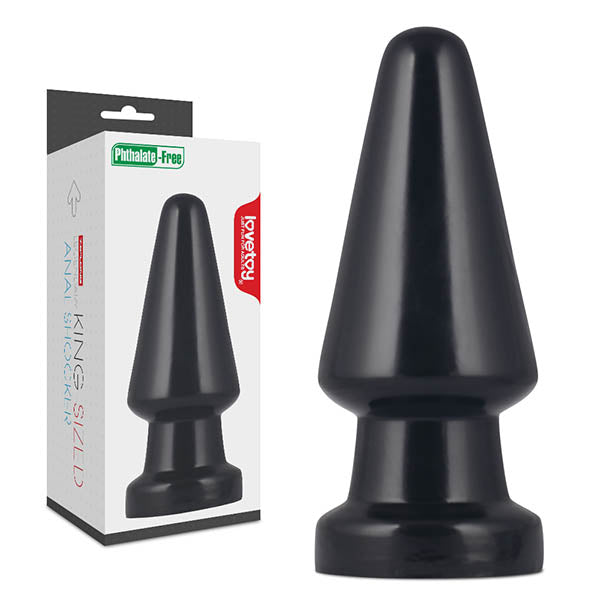 King Sized 7.5'' Anal Shocker - Black Mega Butt Plug