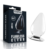 Flawless Clear Anal Plug 4.5'' - Clear