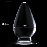 Flawless Clear Anal Plug 4.5'' - Clear