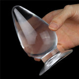 Flawless Clear Anal Plug 4.5'' - Clear