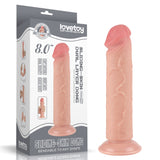 Sliding Skin Dual Layer Dong - Flesh (8'') with Flexible Skin