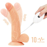 Ingen Vibrating Easy Strap-On Set - Flesh (8.5'')