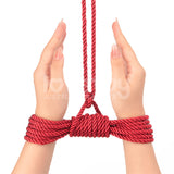 Rebellion Reign Silky Bondage Rope - Red 10 metre length