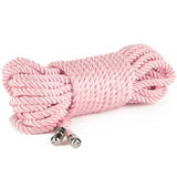 Rebellion Reign Silky Bondage Rope - Pink 10 metre length