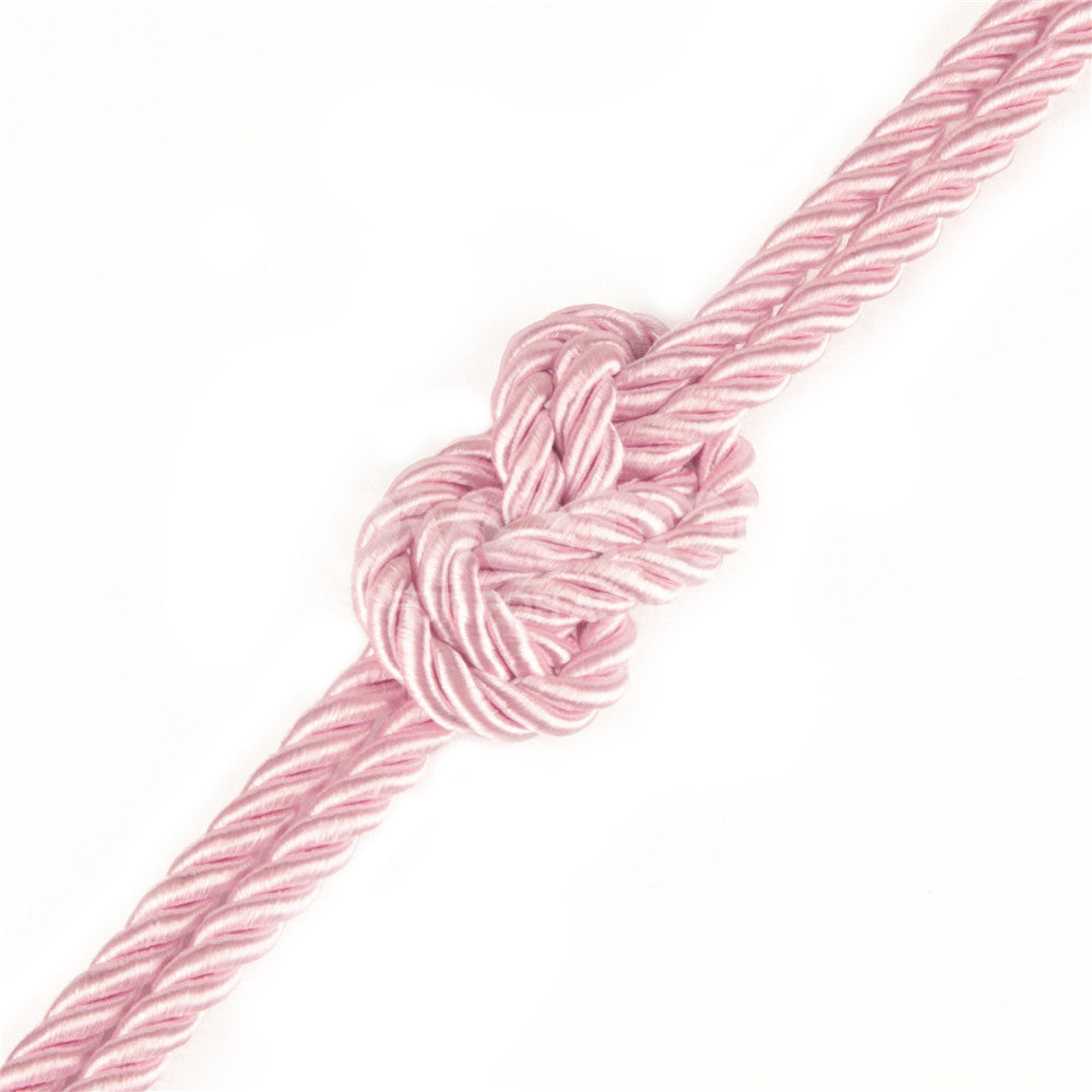 Rebellion Reign Silky Bondage Rope - Pink 10 metre length