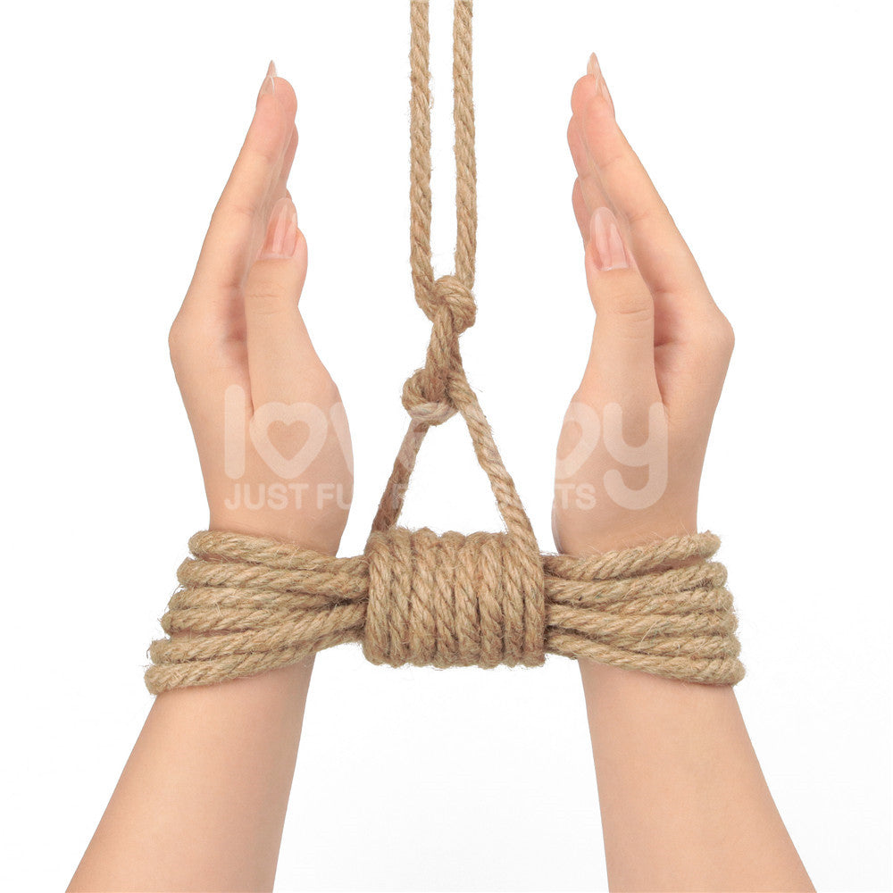 Rebellion Reign Hemp Bondage Rope - Rustic 10 metre length