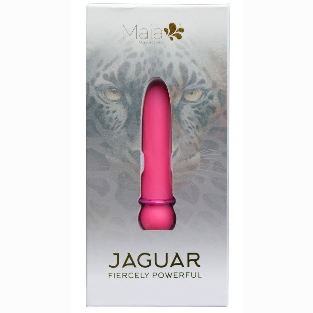 Maia JAGUAR - Pink 10.1 cm USB Rechargeable Bullet