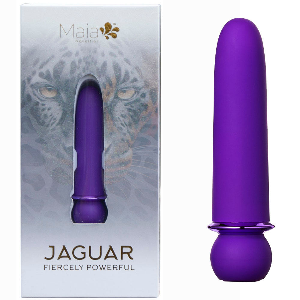 Maia JAGUAR - Purple 10.1 cm USB Rechargeable Bullet