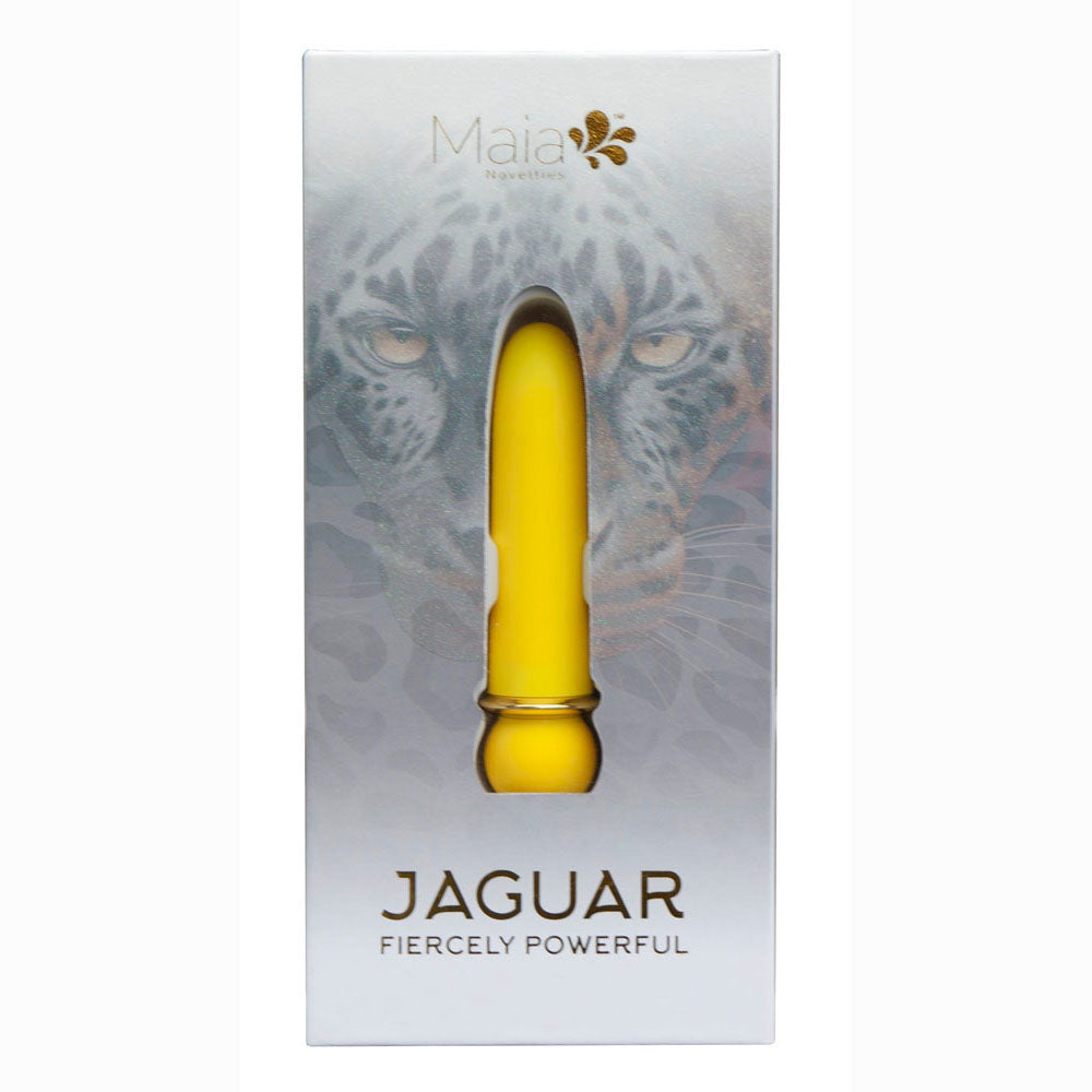 Maia JAGUAR  - Yellow 10.1 cm USB Rechargeable Bullet