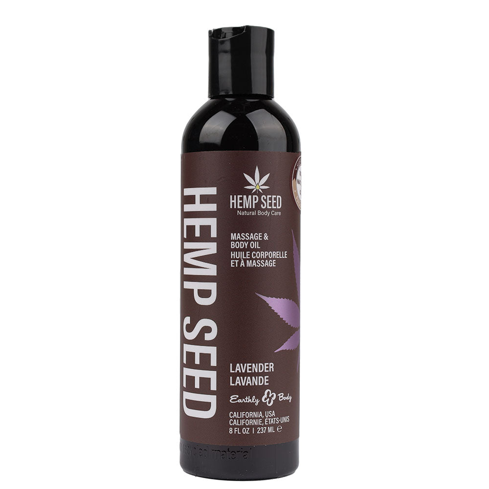 Hemp Seed Massage & Body Oil - Lavender Scented