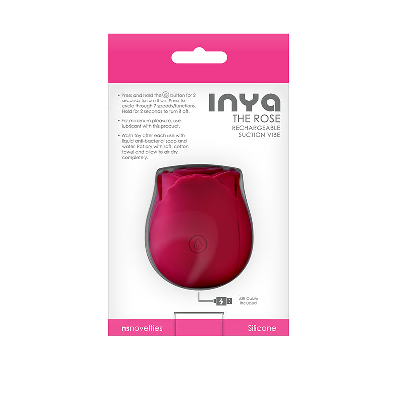 INYA The Rose - Red Clitoral Air Pulsation Stimulator