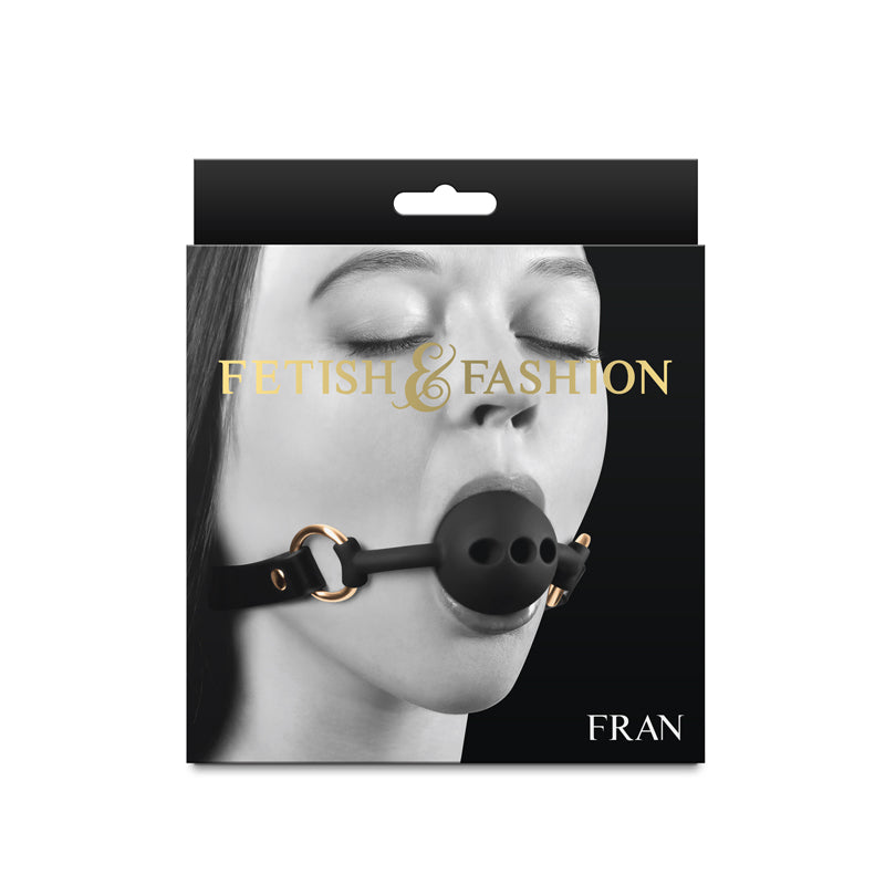 Fetish & Fashion - Fran - Black Breathable Mouth Restraint