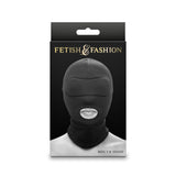 Fetish & Fantasy - Mouth Hood - Black - Black Hood