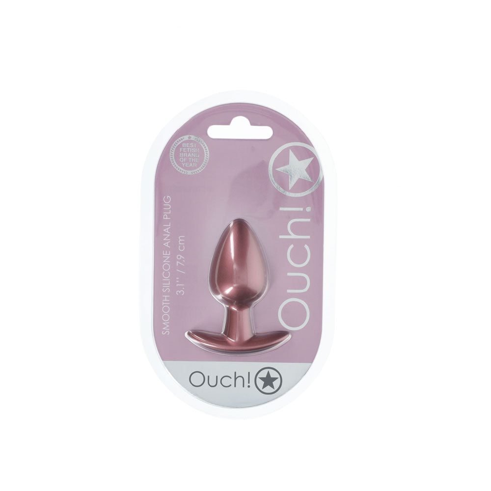 OUCH! Anal Plug - Rose Gold Medium Butt Plug