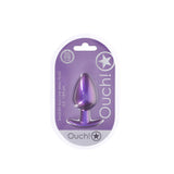 OUCH! Anal Plug - Large - Metallic Purple