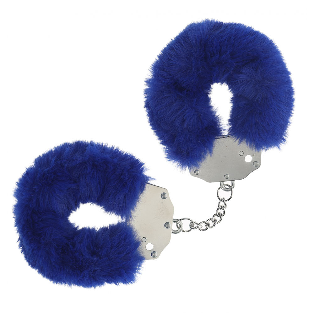 OUCH! Heavy-Duty Fluffy Cuffs - Navy