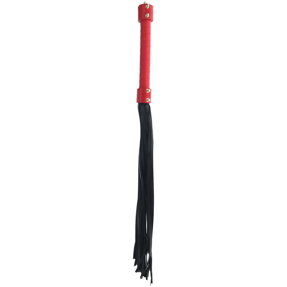 OUCH! Milan Collection - Flogger - Black/Red Flogger Whip