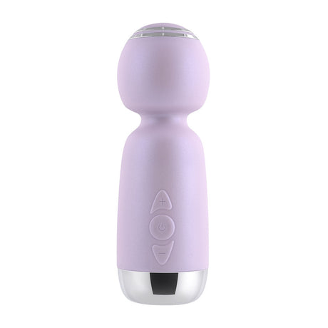 Playboy Pleasure ROYAL MINI - Lilac 12.5 cm USB Rechargeable Mini Wand Vibrator