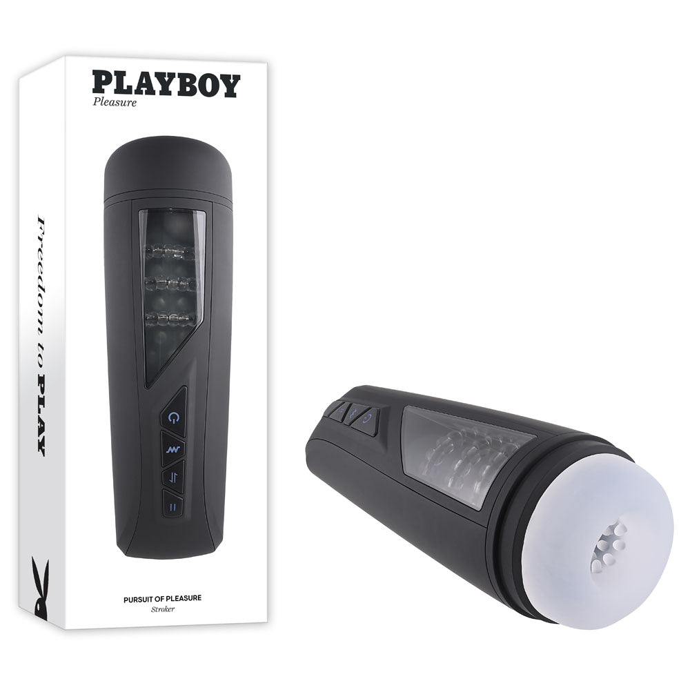 Playboy Pleasure PURSUIT OF PLEASURE - USB Rechargeable Vibrating Stroker