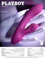 Playboy Pleasure BITTY BUNNY - Purple 14.7 cm USB Rechargeable Rabbit Vibrator