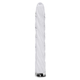 Playboy Pleasure IN A TWIST - White Glass Rechargeable Vibrator