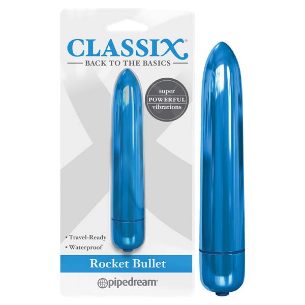 Classix Rocket Bullet - Metallic Blue 8.9 cm Bullet