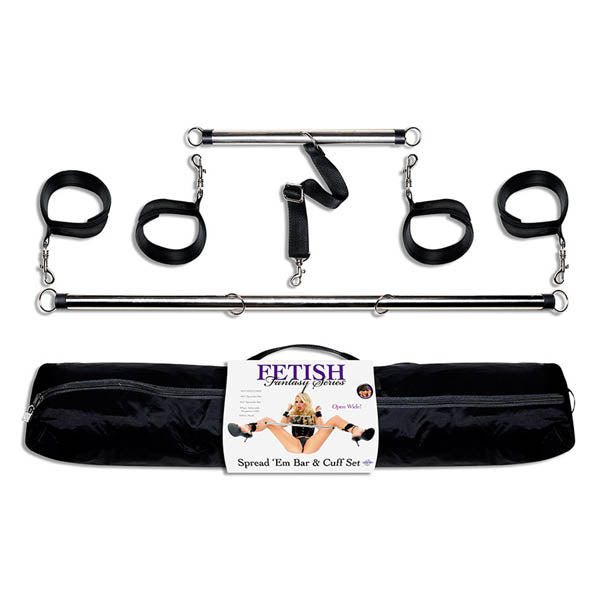 Fetish Fantasy Series Spread 'em Bar & Cuff Set - Spreader Set