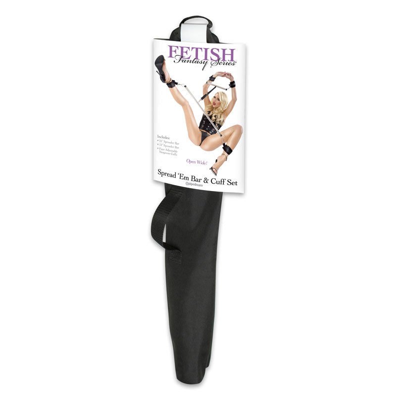 Fetish Fantasy Series Spread 'em Bar & Cuff Set - Spreader Set