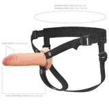 FX Elite 6'' Silicone Hollow Strap-On - Flesh - Flesh 15.2 cm Hollow Strap-On