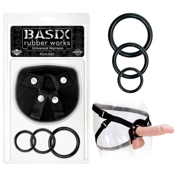 Basix Rubber Works Universal Harness - Plus Size (No Probe Included)