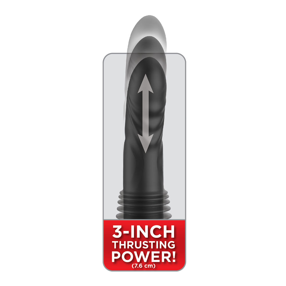 FFS Ultimate Silicone Thruster - Black - USB Rechargeable Vibrator