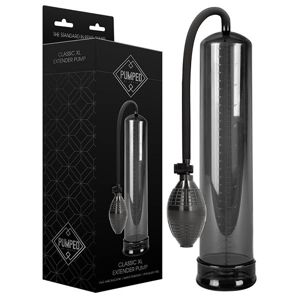 Pumped Classic XL Extender Pump - Black Large Sized Penis Pump