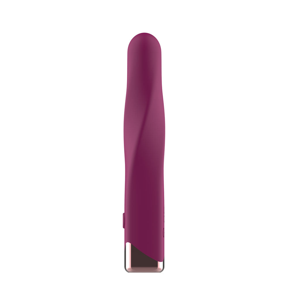 Passion Play USB Rechargeable Vibrating Bullet Purple 12cm
