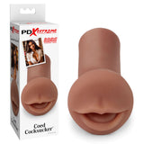 Pipedream Extreme Toyz Coed Cocksucker - Brown Mouth Stroker