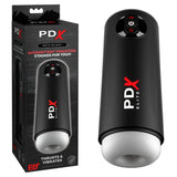 PDX Elite Moto Milker - USB Rechargeable Thrusting & Vibrating Auto Stroker