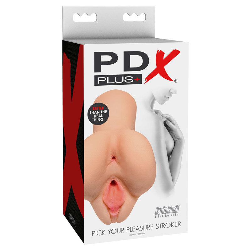 PDX PLUS Pick Your Pleasure Stroker - Flesh Vagina Stroker