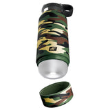 PDX Plus Fap Flask - Happy Camper - Frosted Discreet Stroker