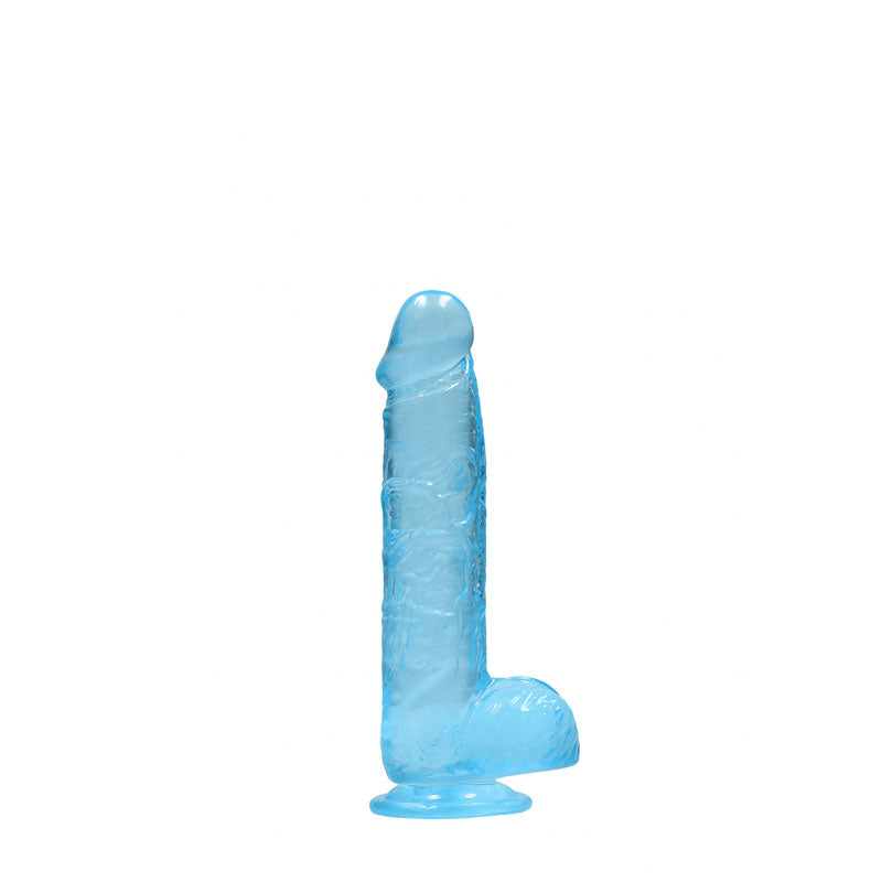 REALROCK 6'' Realistic Dildo With Balls - Blue 15.2 cm Dong