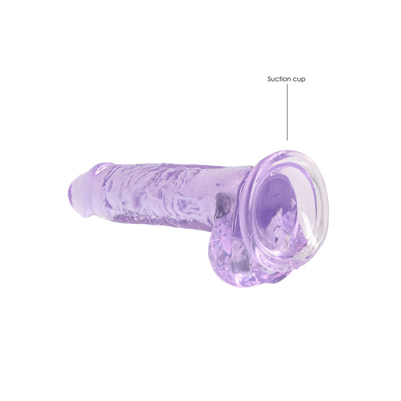 REALROCK 7'' Realistic Dildo With Balls - Purple