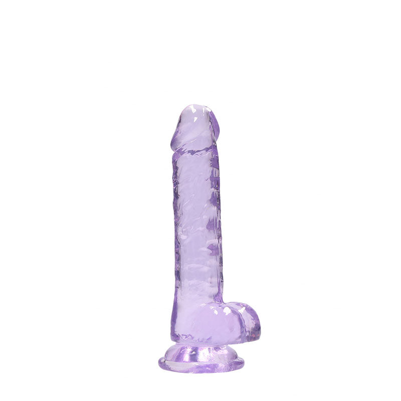 REALROCK 7'' Realistic Dildo With Balls - Purple