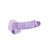 REALROCK 7'' Realistic Dildo With Balls - Purple