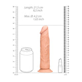 REALROCK 8'' Realistic Dildo - Flesh