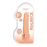 REALROCK 9'' Realistic Penis Extender with Rings