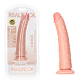 REALROCK Realistic Slim Dildo with Suction Cup -  (8'')