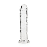 REALROCK 18 cm Straight Dildo - Clear (7'')