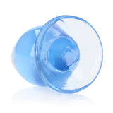 REALROCK 9 cm Anal Plug - Blue - Blue 9 cm (3.5'') Butt Plug