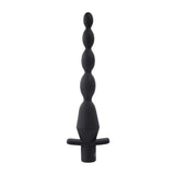 Selopa VIBRATING BUTT BEADS - Black 22 cm USB Rechargeable Vibrating Anal Beads