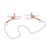 Sex & Mischief Peaches n CreaMe Pearl Nipple Clamps